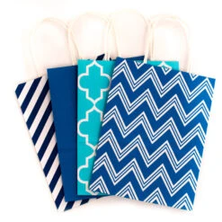 Hallmark 10.7" 12-Pack Assorted Kraft Paper Gift Bags 13 Hallmark 10.7" 12-Pack Assorted Kraft Paper Gift Bags -Hallmark Store 10.7 Prints and Solids 12Pack Assorted Gift Bags 5EGB6051 05