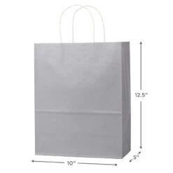Hallmark 12.5" 12-Pack Assorted Kraft Paper Gift Bags 13 Hallmark 12.5" 12-Pack Assorted Kraft Paper Gift Bags -Hallmark Store 12.5 Prints and Solids 12Pack Assorted Gift Bags 5EGB6049 03