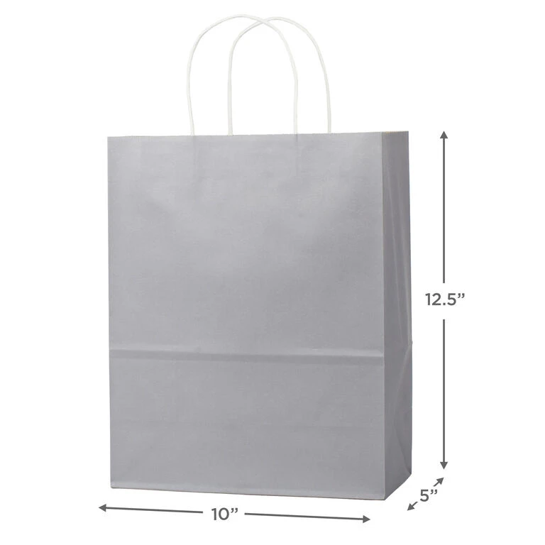 Hallmark 12.5" 12-Pack Assorted Kraft Paper Gift Bags 5 Hallmark 12.5" 12-Pack Assorted Kraft Paper Gift Bags - Image 3