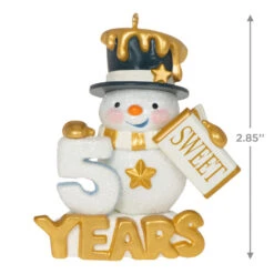 Hallmark 50 Sweet Years Special Edition Ornament -Hallmark Store 50 Sweet Years Snowman Keepsake Ornament 1799QGO2509 03