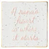 Hallmark A Nana's Heart Ceramic Tile Quote Sign, 6x6 -Hallmark Store A Nanas Heart Ceramic Quote Sign 1SNN1056 01