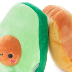 Hallmark Better Together Avocado And Toast Magnetic Plush, 5" -Hallmark Store Avocado and Toast Magnetic Plush 1KID2091 05