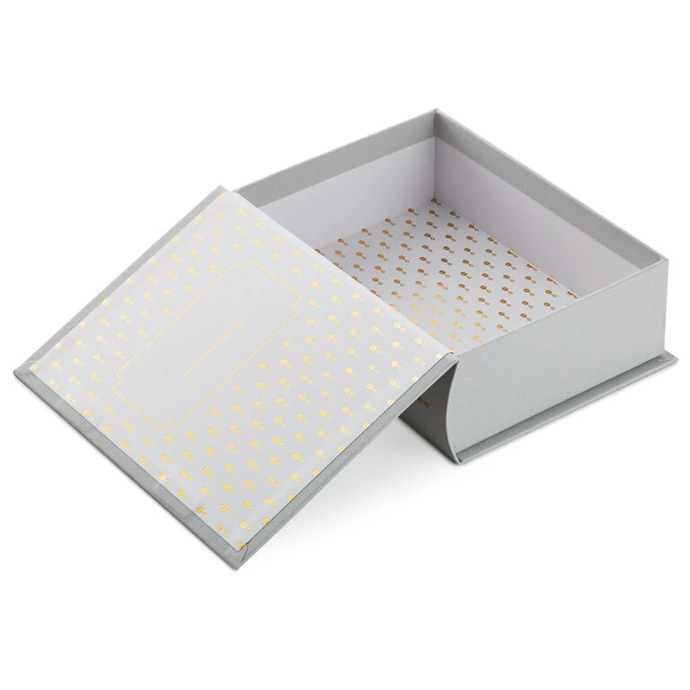 Hallmark Baby's Memories Gray Memory Box 4 Hallmark Baby's Memories Gray Memory Box - Image 2