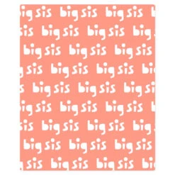 Hallmark Big Sis Fleece Blanket, 50x60 7 Hallmark Big Sis Fleece Blanket, 50x60 -Hallmark Store Big Sis Fleece Blanket 1BBY4845 03