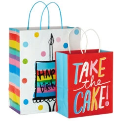Hallmark Birthday Cheer 8-Pack Assorted Gift Bags 12 Hallmark Birthday Cheer 8-Pack Assorted Gift Bags -Hallmark Store Birthday Cheer Medium and Large Gift Bags 5EGB6365 05
