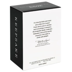 Hallmark Happy Halloween! Ornament -Hallmark Store Black Cat Pumpkin Diorama Keepsake Ornament 1799QFO5311 05