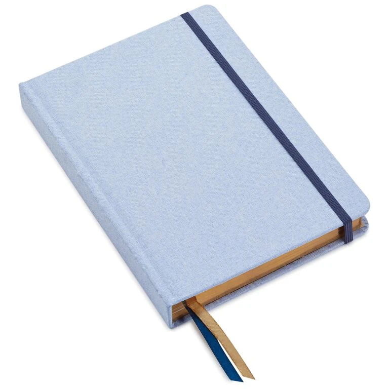 Hallmark Blue Chambray Notebook 3 Hallmark Blue Chambray Notebook