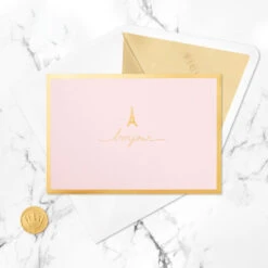 Hallmark Bonjour Eiffel Tower 3D Pop-Up Hello Card -Hallmark Store Bonjour Eiffel Tower 3D PopUp Hello Card 1299LAD9664 06