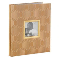 Hallmark Hexagons On Kraft Large Refillable Photo Album