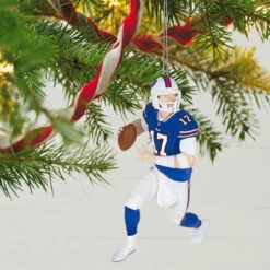 New Products -Hallmark Store Buffalo Bills Josh Allen Keepsake Ornament 2299QXR8247 02