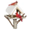 Hallmark Marjolein's Garden Winter Cardinals Ornament 1 Hallmark Marjolein's Garden Winter Cardinals Ornament -Hallmark Store Cardinals Birdfeeder Keepsake Ornament 1899QXR8099 01