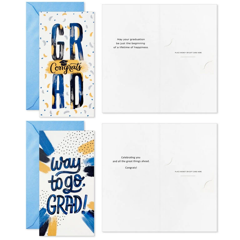 Hallmark Festive Grad Wishes Graduation Cards Assortment, Pack Of 36 6 Hallmark Festive Grad Wishes Graduation Cards Assortment, Pack Of 36 - Image 4