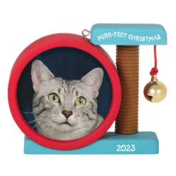 Hallmark Purr-fect Christmas 2023 Photo Frame Ornament