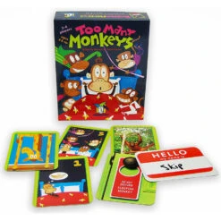Hallmark Store -Hallmark Store Ceaco Too Many Monkeys Numbers Card Game for Kids 241 02