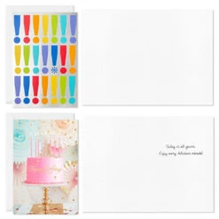 Hallmark Colorful Classic Boxed All-Occasion Cards Assortment, Pack Of 12 -Hallmark Store Celebrate Assorted Boxed AllOccasion Cards 3EDX1204 04