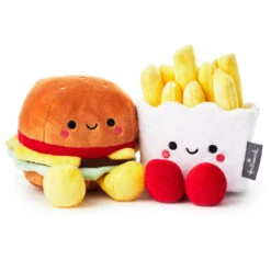 New Products 21 Hallmark Better Together Burger And Fries Magnetic Plush, 5"