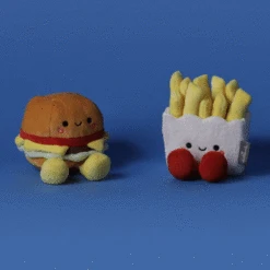 New Products -Hallmark Store Cheeseburger and French Fries Magnetic Plush 1KID1643 02