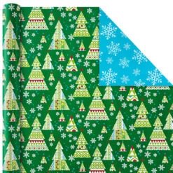 Hallmark Christmas Cheer 4-Pack Reversible Wrapping Paper Assortment, 150 Sq. Ft. 13 Hallmark Christmas Cheer 4-Pack Reversible Wrapping Paper Assortment, 150 Sq. Ft. -Hallmark Store Christmas Cheer Assortment Reversible Wrapping Paper 5JXW1736 05