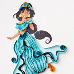 Hallmark Disney Princess Jasmine Magical Day Quilled Paper Handmade Card -Hallmark Store Disney Jasmine Quilled Paper Handmade Card for Her 1299LAD2857 04