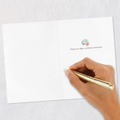 Hallmark Disney The Little Mermaid Ariel Happy Wish Quilled Paper Handmade Card 15 Hallmark Disney The Little Mermaid Ariel Happy Wish Quilled Paper Handmade Card -Hallmark Store Disney The Little Mermaid Ariel Quilled Paper Card 1299LAD2858 06