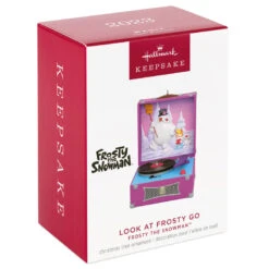 Hallmark Frosty The Snowman™ Look At Frosty Go Ornament With Light And Sound -Hallmark Store Frosty the Snowman Record Player Keepsake Ornament 2499QXI6279 04