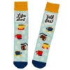 Hallmark Gilmore Girls Life's Short, Talk Fast Crew Socks -Hallmark Store Gilmore Girls Lifes Short Talk Fast Crew Socks 1PCL1011 01