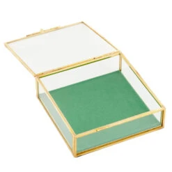 Hallmark The Love Of A Friend Glass Pet Memory Box, 5x5 -Hallmark Store Glass and Metal Memory Keeper Box for Loss of Pet 1BMK1616 02