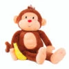Hallmark Goin' Bananas Monkey Singing Stuffed Animal, 12" 1 Hallmark Goin' Bananas Monkey Singing Stuffed Animal, 12" -Hallmark Store Goin Bananas Interactive Monkey Stuffed Animal With Sound 1PSB2187 01
