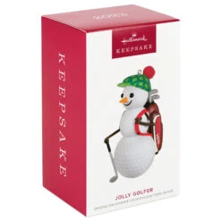 Hallmark Jolly Golfer 2023 Ornament -Hallmark Store Golf Ball Snowman Keepsake Ornament 1899QGO2939 04
