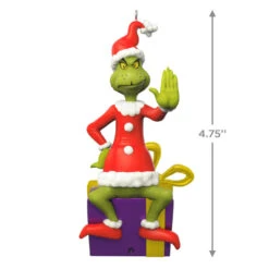 Hallmark Dr. Seuss's How The Grinch Stole Christmas!™ Grinch Peekbuster Ornament With Motion-Activated Sound -Hallmark Store Grinch Peekbuster Keepsake Ornament 2699QXI7067 03