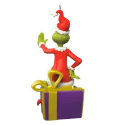 Hallmark Dr. Seuss's How The Grinch Stole Christmas!™ Grinch Peekbuster Ornament With Motion-Activated Sound -Hallmark Store Grinch Peekbuster Keepsake Ornament 2699QXI7067 06