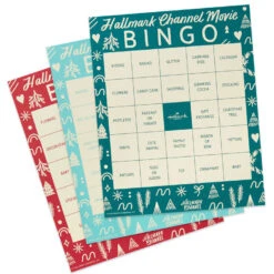 Hallmark Channel Movie Bingo Game Pad 8 Hallmark Channel Movie Bingo Game Pad -Hallmark Store Hallmark Channel Bingo TearOff Game Pad 1XKT3502 03