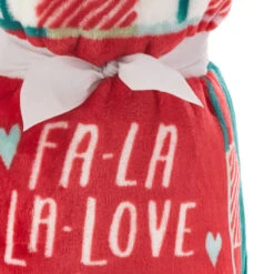 Hallmark Channel Fa-La-La-Love Plaid Blanket, 50x60 -Hallmark Store Hallmark Channel FaLaLaLove Plaid Blanket 1XKT3520 05