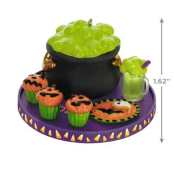 Hallmark Season's Treatings Halloween Party 2023 Ornament -Hallmark Store Halloween Treats Tray Keepsake Ornament 1799QFO5337 03