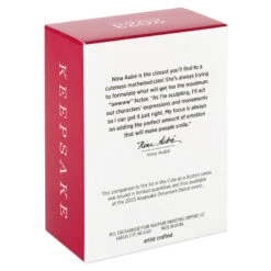 Hallmark Cute As A Button Special Edition Ornament -Hallmark Store Hamster on Button Sled Keepsake Ornament 1599QXE3317 05