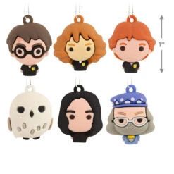Mini Harry Potter™ And Friends Shatterproof Hallmark Ornaments, Set Of 6 -Hallmark Store Harry Potter and Friends Miniature Christmas Ornaments Set of 6 2HCM9230 03