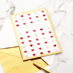 Hallmark Love You More 3D Pop-Up Love Card -Hallmark Store Heart Pattern 3D PopUp Love Card 1299IAV5835 05