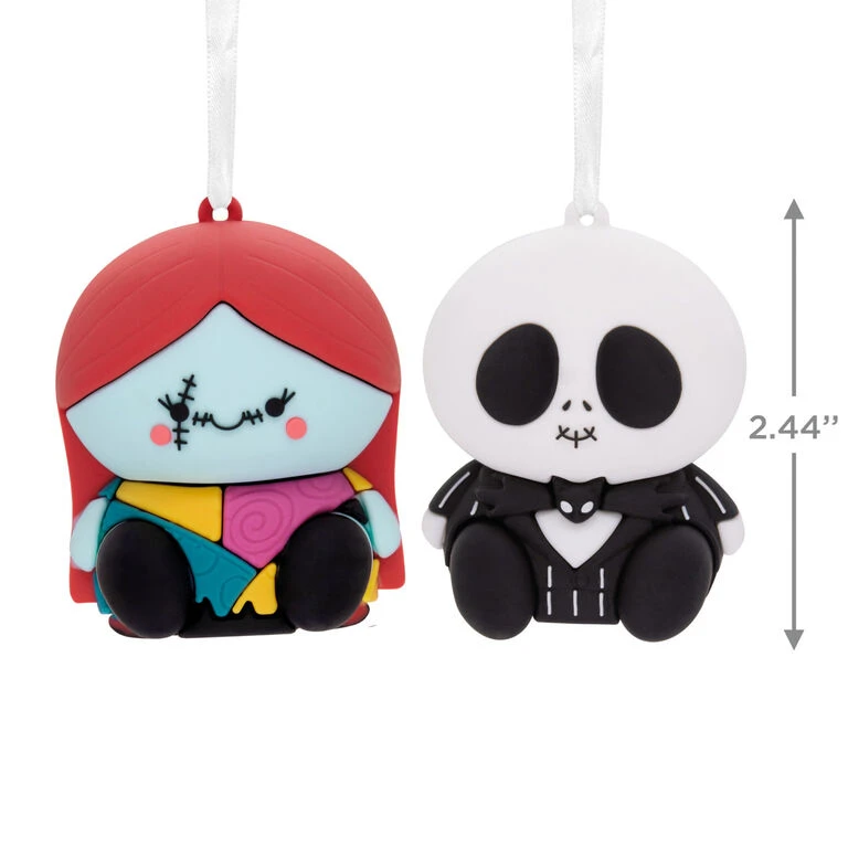 Better Together Disney Tim Burton's The Nightmare Before Christmas Jack And Sally Magnetic Hallmark Ornaments, Set Of 2 5 Better Together Disney Tim Burton's The Nightmare Before Christmas Jack And Sally Magnetic Hallmark Ornaments, Set Of 2 - Image 3