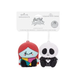 Better Together Disney Tim Burton's The Nightmare Before Christmas Jack And Sally Magnetic Hallmark Ornaments, Set Of 2 10 Better Together Disney Tim Burton's The Nightmare Before Christmas Jack And Sally Magnetic Hallmark Ornaments, Set Of 2 -Hallmark Store Jack Skellington and Sally Christmas Ornaments 3HCM2400 04