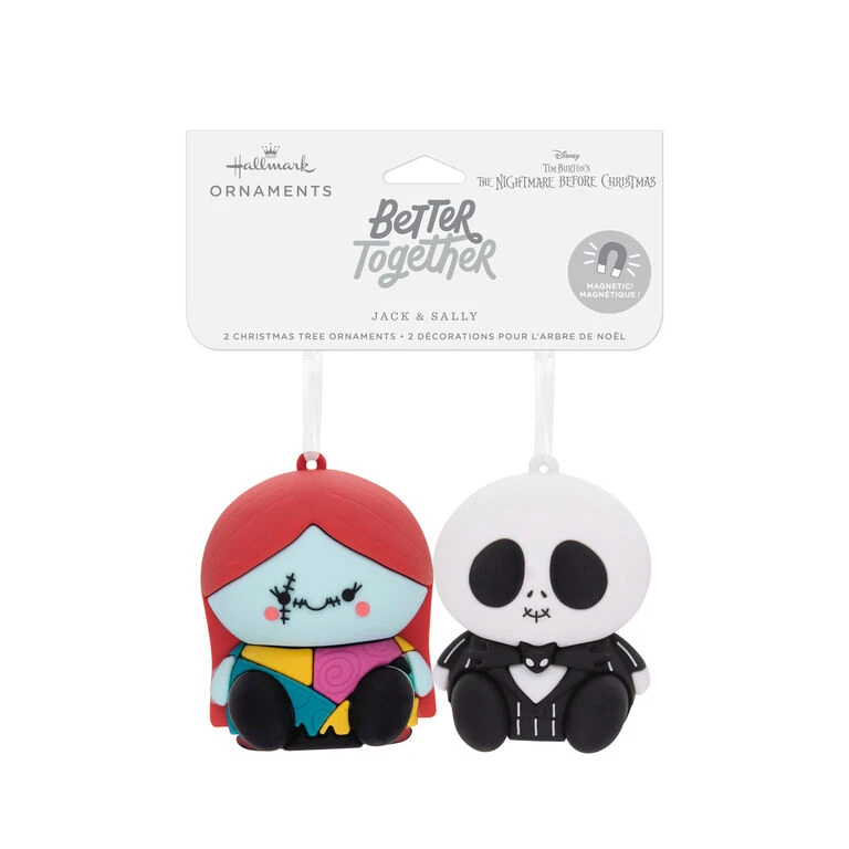 Better Together Disney Tim Burton's The Nightmare Before Christmas Jack And Sally Magnetic Hallmark Ornaments, Set Of 2 6 Better Together Disney Tim Burton's The Nightmare Before Christmas Jack And Sally Magnetic Hallmark Ornaments, Set Of 2 - Image 4