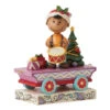 Enesco Jim Shore Peanuts Franklin Holiday Train Car Figurine, 4.75" 2 Enesco Jim Shore Peanuts Franklin Holiday Train Car Figurine, 4.75" -Hallmark Store Jim Shore Peanuts Franklin Drum Train Car Figurine 6013051 01
