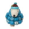 Enesco Jim Shore Peanuts Snoopy Puffer Jacket Mini Figurine, 3.3" -Hallmark Store Jim Shore Peanuts Snoopy Puffer Coat Mini Figurine 6013049 01