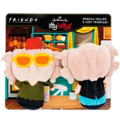 Hallmark Itty Bittys® Friends Joey And Monica Plush, Set Of 2 -Hallmark Store Joey and Monica Turkey Heads Plush Friends itty bittys 1KDD2071 03
