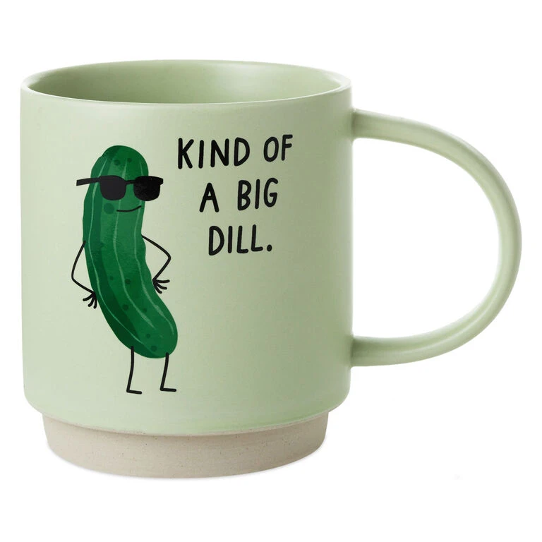 Hallmark Kind Of A Big Dill Funny Mug, 16 Oz. 3 Hallmark Kind Of A Big Dill Funny Mug, 16 Oz.