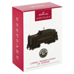 Hallmark Lionel® Pennsylvania K4 Tender Metal Ornament -Hallmark Store Lionel Trains Black Engine Keepsake Ornament 2199QXI6377 04