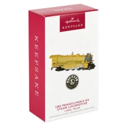 Hallmark Lionel® Trains Yellow 1361 Pennsylvania K4 Steam Locomotive Metal Ornament -Hallmark Store Lionel Trains Engine Keepsake Ornament 2199QXE3267 04