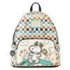 Loungefly Peanuts Snoopy And Woodstock Checkered Mini Backpack -Hallmark Store Loungefly Peanuts Snoopy Checkered Mini Backpack PNBK0025 01
