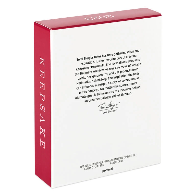 Hallmark We're Engaged! 2023 Porcelain Ornament 7 Hallmark We're Engaged! 2023 Porcelain Ornament - Image 5