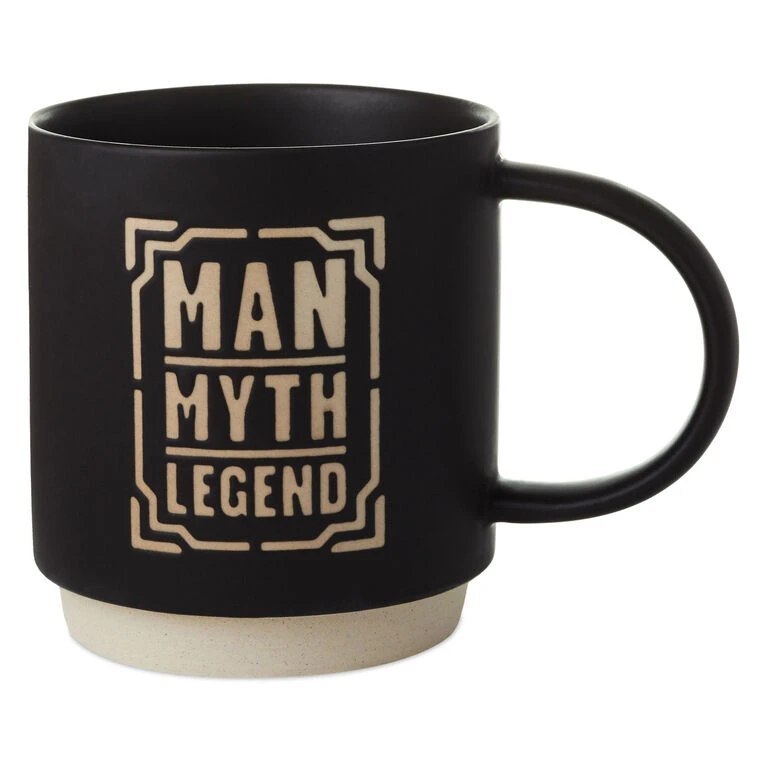 Hallmark Man Myth Legend Mug, 16 Oz. 3 Hallmark Man Myth Legend Mug, 16 Oz.