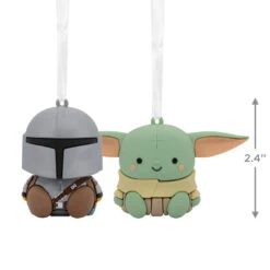 Better Together Star Wars: The Mandalorian™ And Grogu™ Magnetic Hallmark Ornaments, Set Of 2 9 Better Together Star Wars: The Mandalorian™ And Grogu™ Magnetic Hallmark Ornaments, Set Of 2 -Hallmark Store Mandalorian and Grogu Christmas Ornaments 3HCM2401 03